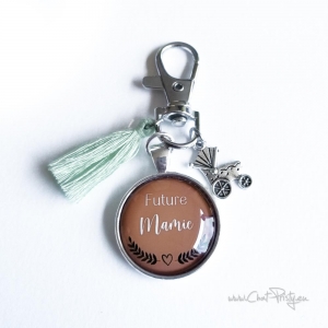 Porte-clef future mamie