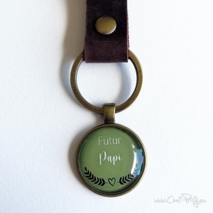 Porte-clé futur papi original