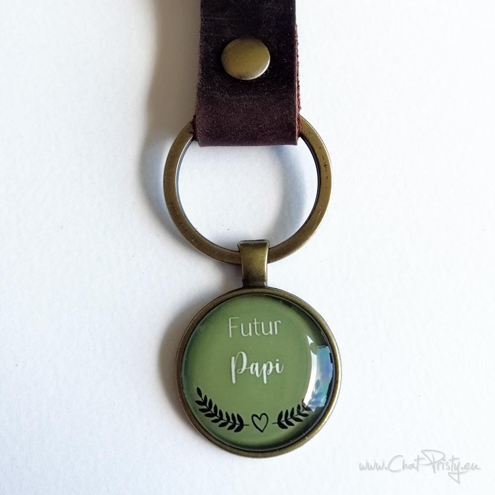 Porte-clé futur papi original