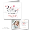 Illustration aquarelle ourson papa maman et enfants – création Chat Pristy