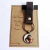 Porte-clé papa avec photo personnalisable