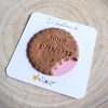 Magnet gâteau lu fait main personnalisé pour un baptême