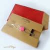 Barrette à cheveux fille rose