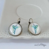 Boucles d'oreilles oiseau colibri