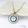 Collier colibri porte-bonheur bijou délicat femme