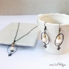 Boucles d'oreilles femme faites main créatrice Chat Pristy