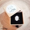 Bague Chat Pristy dans une belle boîte cadeau