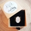 Bague fantaisie femme avec message personnalisé