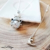 Collier bola de grossesse chat original