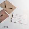 Verso personnalisé du Save the Date avec texte et date