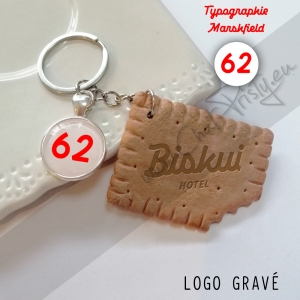 Création personnalisée Porte-clés "BISKUI"
