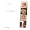 bande photomaton pour faire-part naissance chaton sur la lune