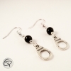Boucles d'oreilles fantaisie originales avec des menottes