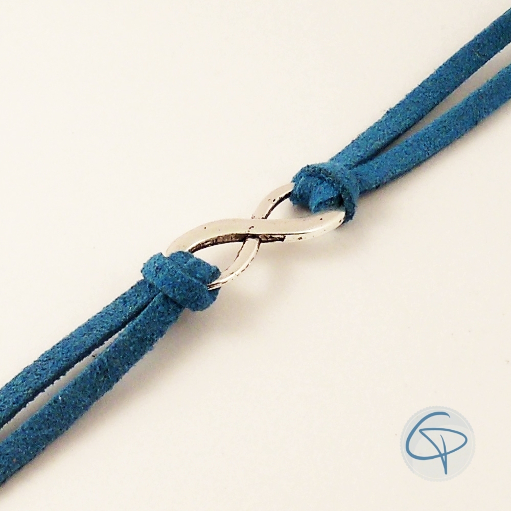 bracelet infini cordon bleu