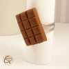 Bague fantaisie chocolat au lait faite main – Bijou gourmand femme