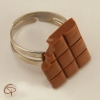 bague chocolat au lait croqué