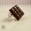Bijou fantaisie gourmand – Bague chocolat faite main
