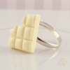 bague fille chocolat blanc croqué