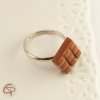 bague petite fille chocolat au lait