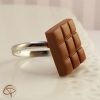 bague enfant tablette de chocolat au lait