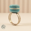 bague fantaisie femme macaron bleu-ciel