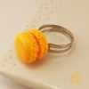 bague fantaisie femme macaron parfum orange