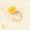 bague macaron orange bijou fantaisie femme cadeau original