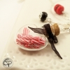 Sautoir femme original fiole en forme de coeur