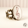 bague clé de sol bijou original pour femme