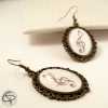 Boucles d'oreilles clé de sol