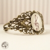 Bracelet fantaisie dessin cle de sol