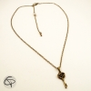 Collier avec clé vintage pour femme