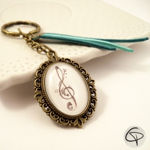 Porte-clef Clé de Sol