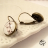 Boucles d'oreilles dormeuses Teddy ours