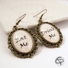 Boucles d'oreilles Drink me Alice au pays des merveilles