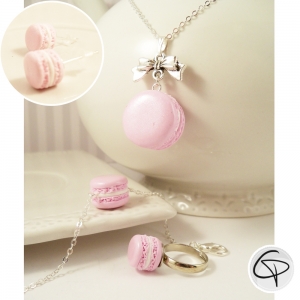 Bijoux enfant macaron rose