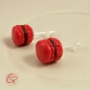 Bijoux adolescentes macaron rouge