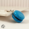 collier macaron bleu turquoise bijou gourmand petite fille