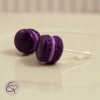 Bijoux enfant macaron violet