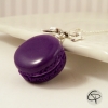 Bijoux enfant macaron violet