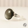 Bague femme argent pailleté cadeau Noël