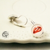 Boucles d'oreilles pour femme You Are Mine et bouche sensuelle 50 nuances