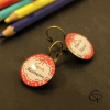 Boucles d'oreilles bronze super maîtresse
