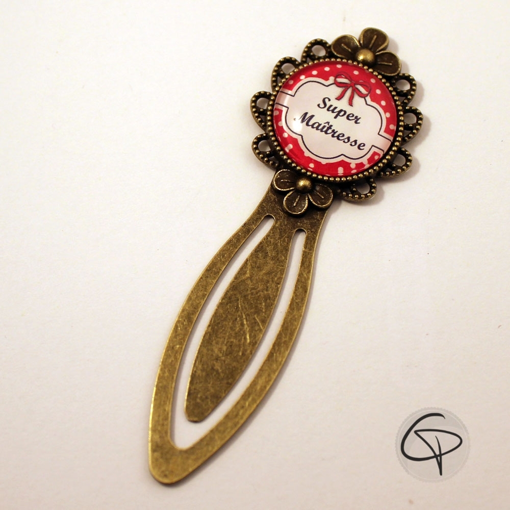 Marque-page bronze super maîtresse
