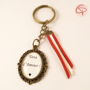 Porte-clé Tata d'amour idée cadeau original