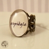 Bague message personnalisé femme espiègle