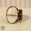 Bague message personnalisé pour femme "espiègle"