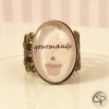 Bague message personnalisé pour femme "gourmande"