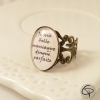 Bague Je suis folle maniaque dingue parfaite