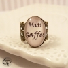 Bague message personnalisé "Miss Gaffes" bijou original femme